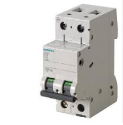 INTERRUPTOR TERMOMAGNETICO P/RIEL 2P 3A