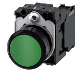 [3SU1100-0AB40-1BA0] Pulsador verde 22mm Siemens